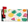 thumbnail image 2 of Coolnut Mailbox Covers, Magnetic Standard Size Hibiscus Flowers Fruits and Palm Leaves Seasonal Mail Wraps for Home Outdoor Decor, 20.7"x18.03", 2 of 5