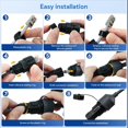 thumbnail image 2 of 2X Adaptador Ethernet para Gen 3, Minicable , Extensión A Acoplador RJ45, Resistente Al Agua, para Antena Gen 3, 2 of 5