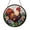 Acrylic 3.5 Inch, variant on Rooster Farm Scene Stained Glass Style Suncatcher, Rustic Poultry Decorative Window Hanging Art Panel