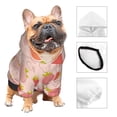 thumbnail image 3 of Honeii Strawberry Print Small Dog Hoodies Pet Hooded Sweatshirts Fall Winter Puppy Cat Sweaters Warm Clothes for Small Dogs Outfits Costume-X-Small, 3 of 7