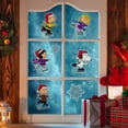 thumbnail image 2 of Northlight 7-Piece Peanuts Characters Ice Skating Christmas Jelz Window Clings, 2 of 5
