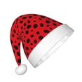 thumbnail image 2 of Salouo Ladybug Dotted for Christmas Hat for Kids Xmas Holiday Hat Santa Hat for Boys & Girls Festive Headwear Accessories Fit for Christmas/ New Year/Holiday/Party, 2 of 6