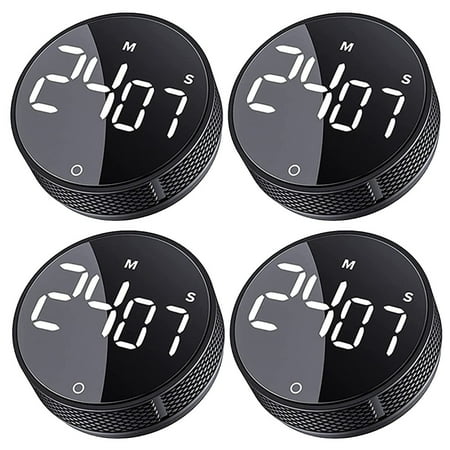 

Digital Kitchen Timer Large LED Magnetic Countdown timers with Constant Bright Function for Classroom 3 Level Volume Silent Egg Timer for Kids Elderly (4 inch Gear Shape Aluminum)