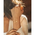 thumbnail image 4 of Gold Cross Bracelet for Women, Christian Gifts for Women, Religious Gifts Adjustable Stainless Steel Dainty Bracelet, Easter, Mother's Day, Christmas, Birthday, 4 of 7