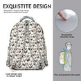 thumbnail image 5 of "Chicken Design School Backpack - Waterproof & Durable Bookbag for Students, Teens & Adults, Spacious & Lightweight, Trendy Print, Great for College & Commute", 5 of 6