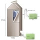thumbnail image 3 of Decoración del hogar, secadora portátil, mini secadora de ropa de alta potencia de 800 W, secadora portátil para apartamentos, con estante plegable, para apartamentos, interiores, lavanderías, viajes,, 3 of 9