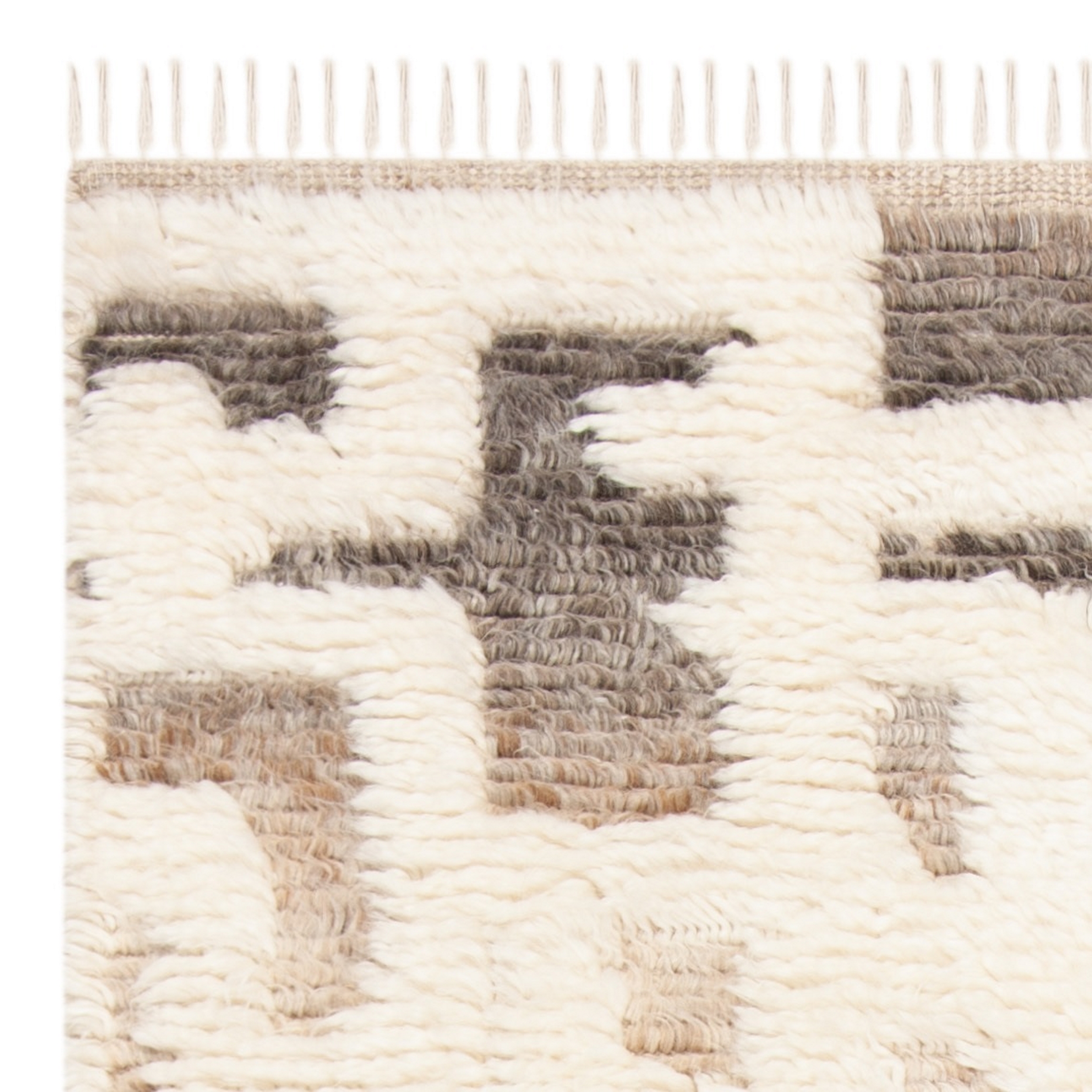 SAFAVIEH Manhattan Margaret Abstract Maze Area Rug, Ivory/Grey, 5' x 8'