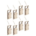 thumbnail image 3 of 8pcs recortes de trineo de madera sin terminar colgando de madera de madera decoraciones de árboles de Navidad, 3 of 6