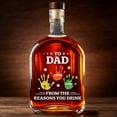thumbnail image 7 of Personalized Empty Whiskey Bottle, Premium Home Bar Ornament, Wonderful Birthday Present, Thoughtful Father’s Day Gift, Ideal Collectible for Whiskey Lovers and Male Family Members, Clear, 7 of 7