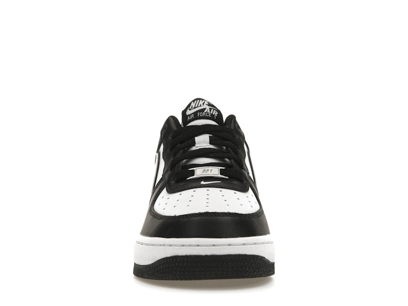 Nike Kid's Air Force 1 Low LV8 2 White Swoosh Panda Shoes, from StockX