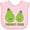 AD-Pink, variant on Inktastic Perfect Pear Couple Funny Fruit Pair Boys or Girls Baby Bib