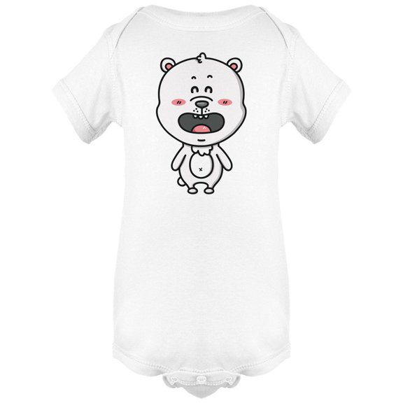 Kawaii White Bear Bodysuit Infant -Image by Shutterstock, 6 Months