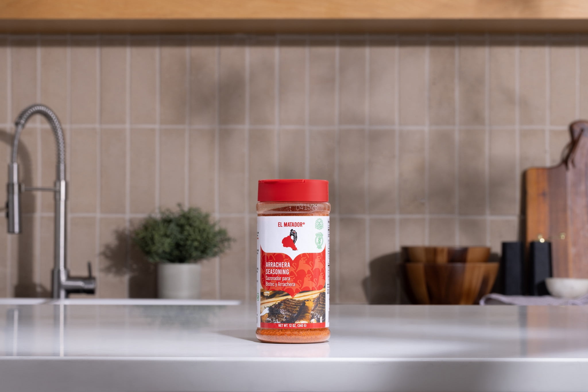 El Matador Arrachera Seasoning 12 oz. - Authentic Mexican Steak Seasoning for Carne Asada, Skirt Steak, and Grilled Meats - Gluten-Free & Vegan
