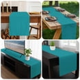 thumbnail image 6 of Teal Table Runner 72 Inches Long, Turquoise Pure Teal Kitchen Coffee Dining Table Decoration for Home Party Birthday Wedding Home Decor 16x72 Inches, 6 of 8