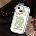 thumbnail image 4 of Funda A Prueba De Golpes Con Lazo 3D De Lente Little Monster Para OPPO RENO 4 6 7 8 5 Pro SE 6Z 5F Lite A94 Realme 7i 9i 10 C2 C20 C21 C30 C11 C3 C33 De Dinosaurio Feliz Doraemon, 4 of 4