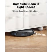eufy C10 Robot Vacuum Self Emptying, 8 Weeks Hands Free, Advanced Smart Mapping with LiDAR Navigation, Edge Expansion Brush for Pet Hair, Carpet Detection