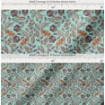 thumbnail image 2 of Soimoi Cotton Poplin Fabric Leaves & Floral Artistic Printed Fabric 1 Yard 42 Inch Wide, 2 of 7