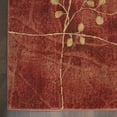 thumbnail image 5 of Nourison Somerset Modern Botanical Flame 2'3" x 10' Area Rug, (10' Runner), 5 of 8