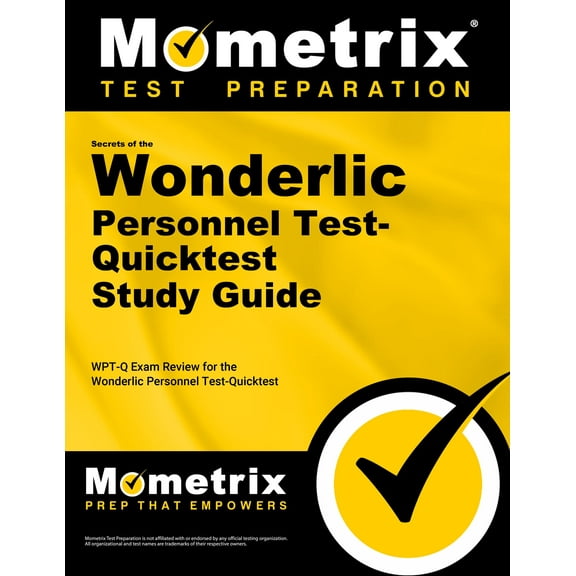Secrets (Mometrix): Secrets of the Wonderlic Personnel Test-Quicktest Study Guide (Paperback)