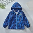 thumbnail image 2 of XEGLSBU Boys Jackets Size 14-16 Fall Boys Windbreaker Jacket with Cartoon Print Lightweight Outdoor Jacket for Kids Youth Hiking Camping Sports Boys Jacket 5T Navy Blue Size 5-6 Years, 2 of 9