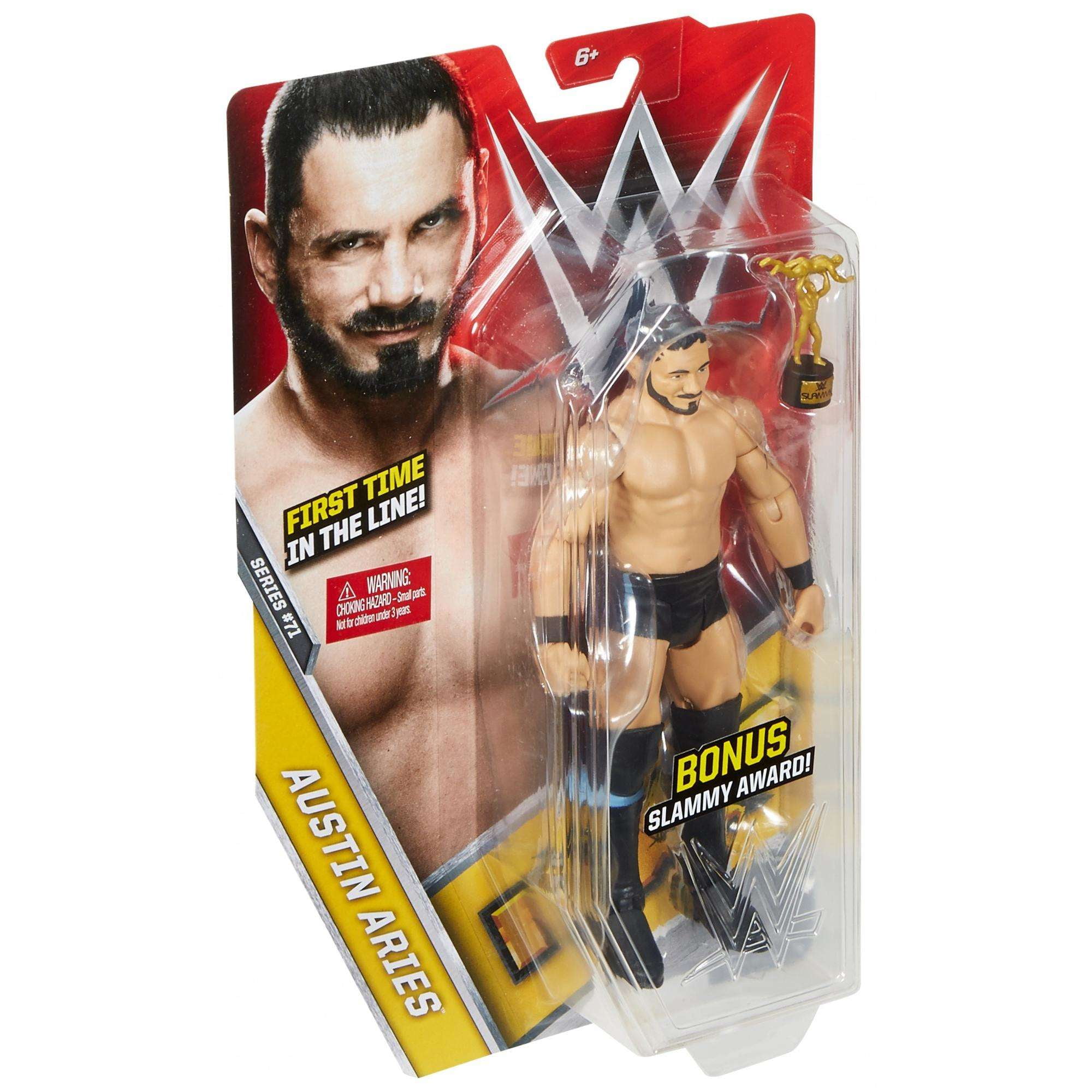 WWE Austin Aries 6-inch Articulated Action Figure with Ring Gear