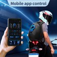 thumbnail image 2 of LED Backpack Riding Backpack Motorcycle Helmet Hard Shell DIY Waterproof, 2 of 8