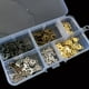 thumbnail image 4 of 60 sets ganchos de costura de metal y ojos de costura de mano accesorios de ropa de cierre, 4 of 6