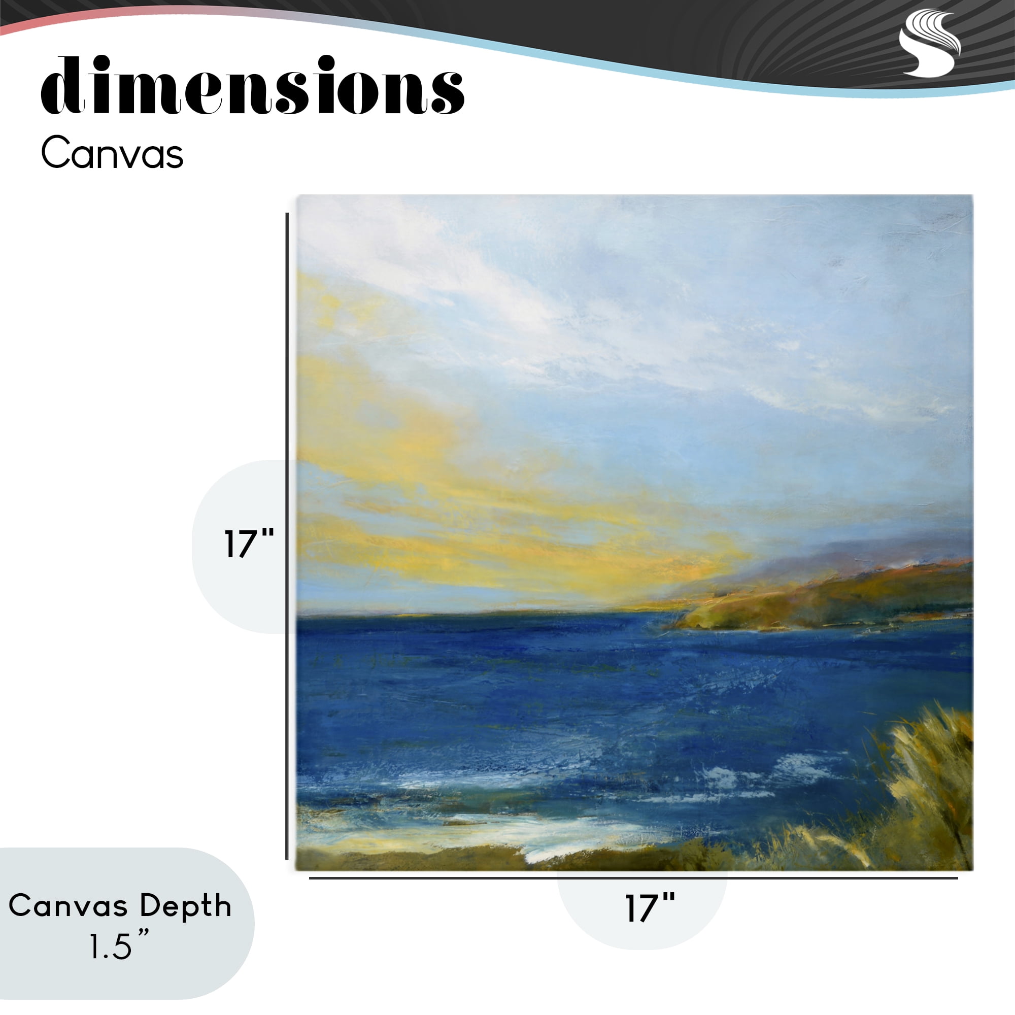 Stupell Industries Vibrant Ocean Light at Dusk Canvas Wall Art, design by Patrick Dennis