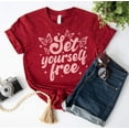 thumbnail image 5 of LET YOURSELF FREE Graphic Short sleeve T-Shirt, 5 of 10