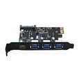 thumbnail image 4 of PCI Express(PCIe) to USB 3.0 Type C +Type A Expansion Card,PCI-E to USB Add-on Cards with 4 Ports USB 15 Pin SATA Power Connector for Desktop PC, 4 of 8