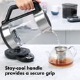 thumbnail image 6 of OXO Brew 1500 W 1.7 L Electric Kettle Clear with Temperature Control, Automatic Shut-Off, Water Level Indicator, Detachable Base, 6 of 9