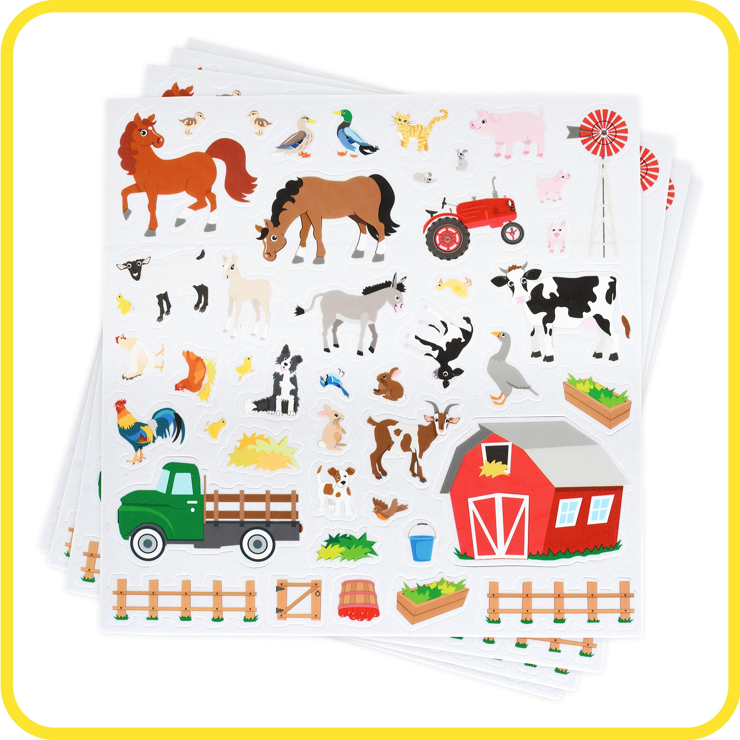 CE-10120 - Foam Stickers - Farm by Learning Advantage