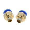 thumbnail image 3 of Conector de empuje recto de rosca macho de accesorios rápidos neumáticos de tubería de aire de 14 mm (PC14-4 2 piezas), 3 of 8