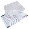 Reizen Fold-A-Mag 2x Folding Portable Page Magnifier- Clear