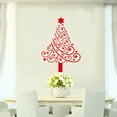 thumbnail image 5 of ABODELINE Christmas Tree Window Clings Stickers for Glass, Red Xmas Windows Static Stickers, DIY Wall Window Door Mural Showcase Decal Sticker, 5 of 6