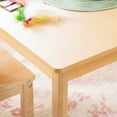 thumbnail image 3 of Guidecraft EdQ Toddler Table - Natural: Square Wooden Activity Table, 30" x 30", 18" Height | Kids Desk for Preschool, Daycare, Playroom & Classroom, 3 of 5