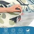 thumbnail image 5 of Yayeee Kitchen Curtains Tier Set of 2 Light Filtering 57"x24" Over Sink Window Panels, Blue Floral Pattern, 5 of 7