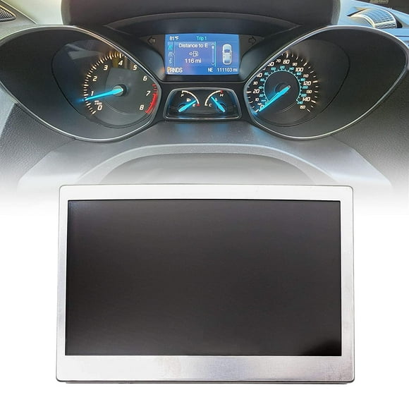 SecosAutoparts LCD Display Color Screen Compatible with Ford Focus 2014 2015 2016 Compatible with Ford Escape 2013 2014 2015 2016# LQ042T5DZ11 LQ042T5DZ13A 150 MPH Speedometer Instrument