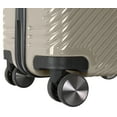 thumbnail image 3 of Ecotech Veer 28-inch Hardside Travel ABS Checked Luggage, Oxford Tan, All Ages, 3 of 8