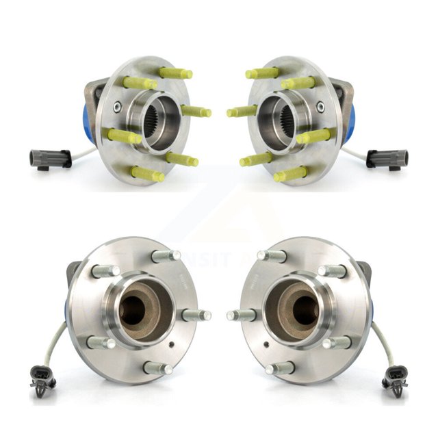 Kugel Front Rear Wheel Bearing & Hub Assembly Kit for Car Saturn Relay 3 Hole Flange - Left Right Side (Driver Passenger) K70-101229