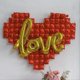 thumbnail image 5 of Heart Shaped Background Wall Foil Balloon Love Letter Balloons C, 5 of 5