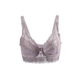 thumbnail image 1 of SOSTENES CHIC para Mujeres Copas Completas Transpirables Confort Encaje Floral Cobertura Completa Sin Almohadillas Con Aros 44/100 Ajuste 42B/C Ciruela, 1 of 6