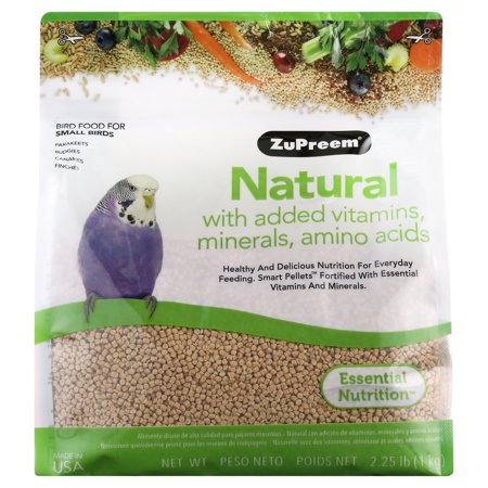鳥用ペレット ズプリーム（ZuPreem) ナチュラル S 1.02kg | セキセイインコに セキセイ