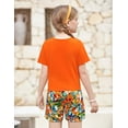 thumbnail image 6 of Arshiner Girls 2 Piece Outfits Summer Clothes Short Sleeve Tops and Paperbag Waist Shorts Set Cute Outfits, 6 of 6