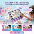 thumbnail image 2 of BESTSKI 7 Inch Kids Tablet with Case for Toddler, 24GB RAM+128GB ROM, IPS HD Screen, Ukidoz Pre-install, Purple, 2 of 8