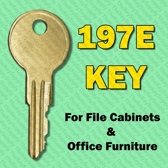 197E Key For Desk File Cabinet & Office Furniture