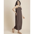 thumbnail image 3 of Moomaya Chic Frill Summer Dress For Women, Strappy Solid Maxi, Vacation Dress, 3 of 8