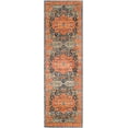 thumbnail image 2 of SAFAVIEH Evoke Westley Bordered Runner Rug, Blue/Orange, 2'2" x 7', 2 of 8