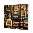 thumbnail image 2 of Designart "Nostalgic Jukebox Tunes Timeless Melodies V" Jukeboxes Metal Wall Art, Colorful Metal Wall Decor, Modern Metal Art Decor For Hallway - 36x36 Inch, 2 of 6