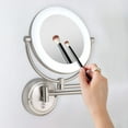 thumbnail image 2 of Zadro Lexington LED Light Wall Mounted Makeup Mirrors w/ Magnification, 2 of 7